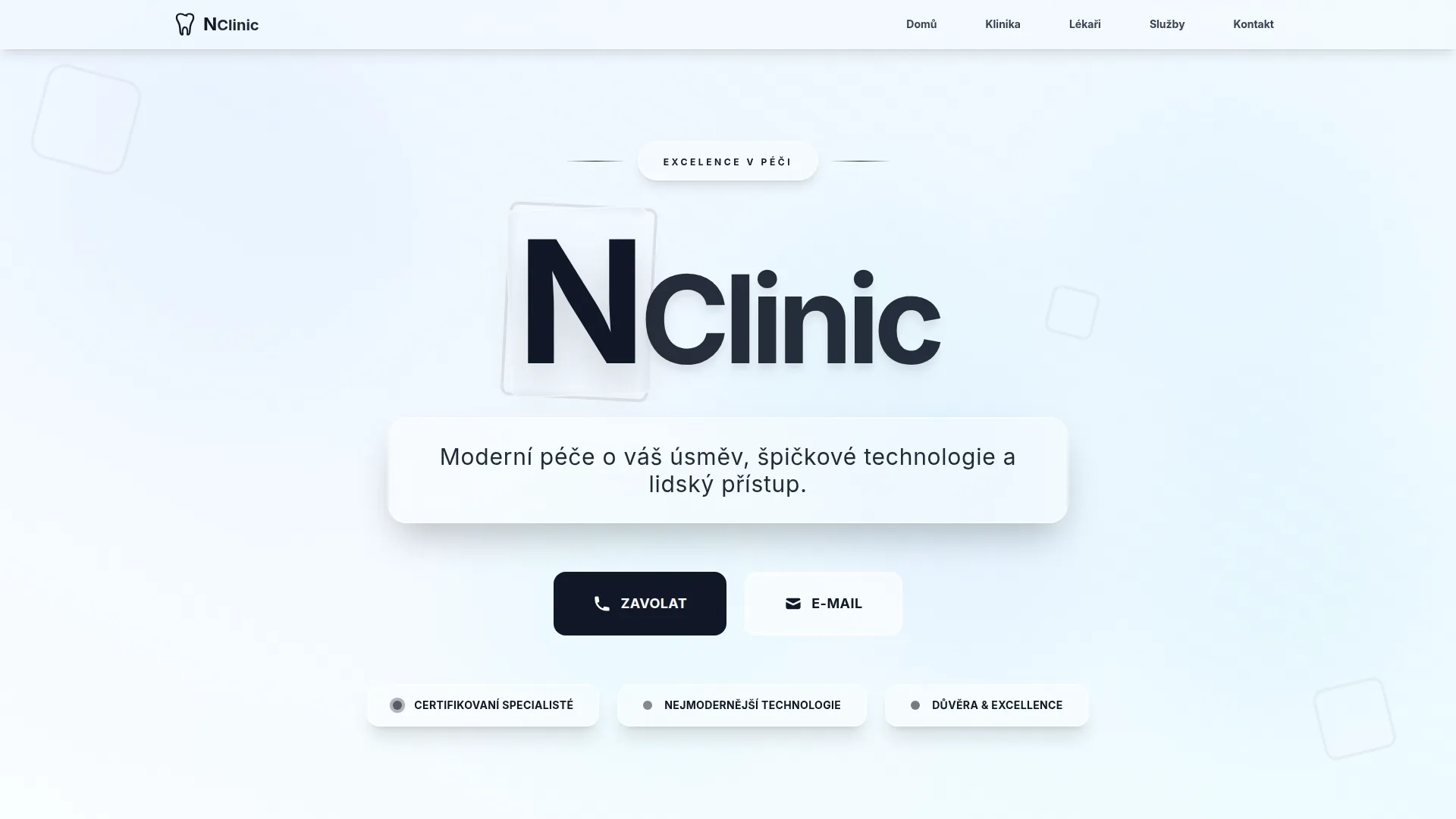 Screenshot of Nclinic.cz