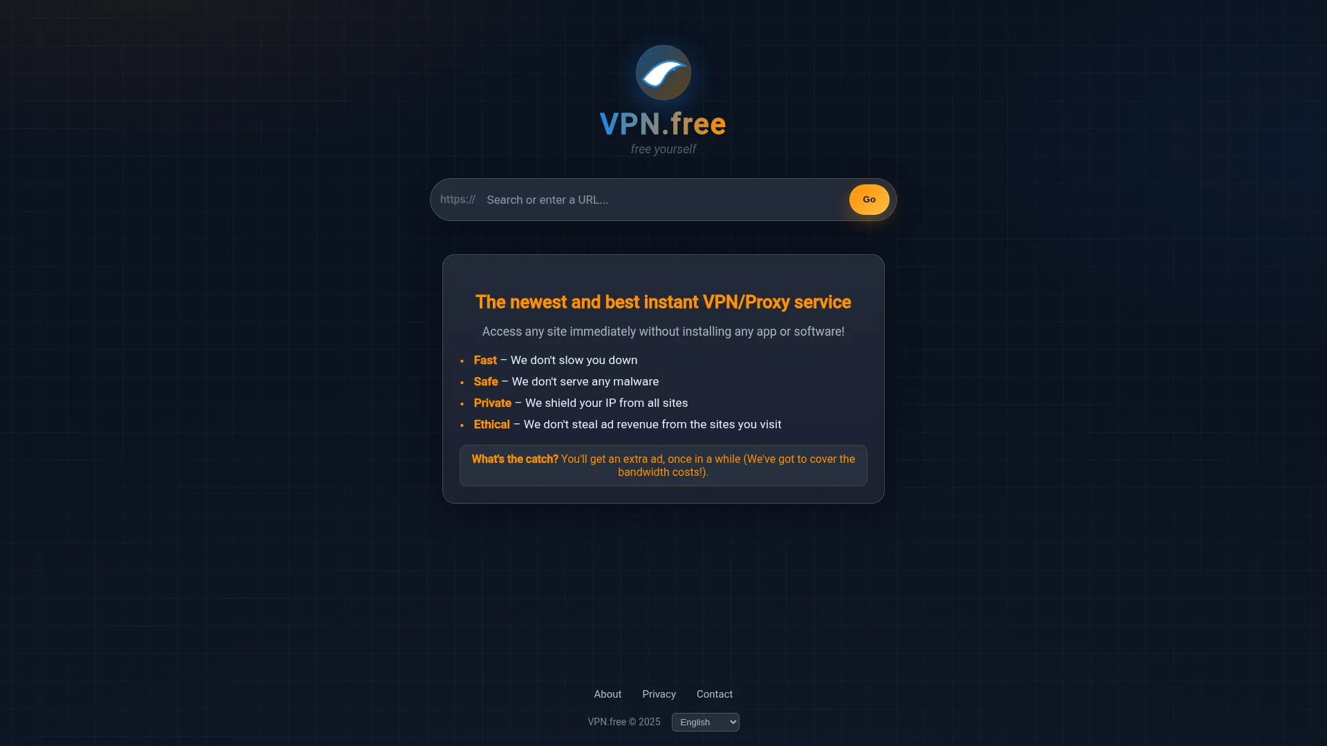 Screenshot of Vpn.free